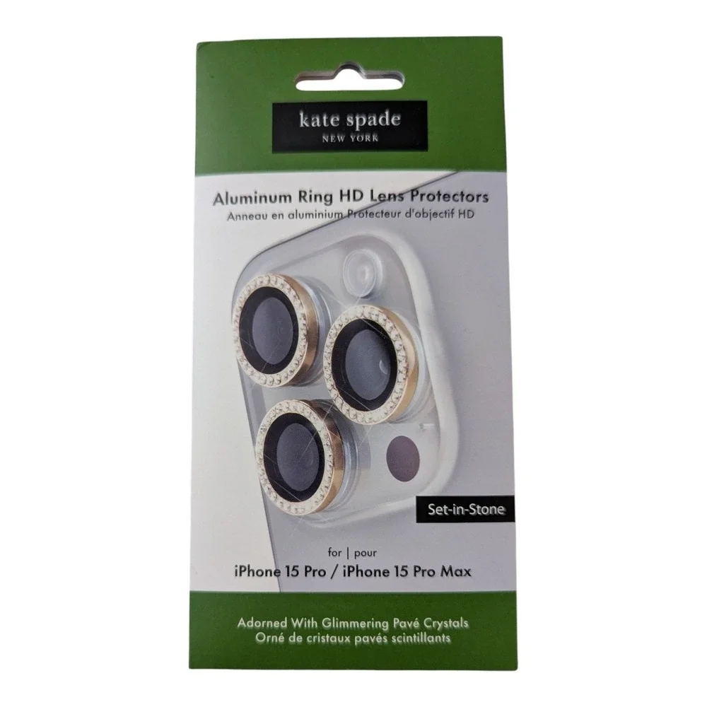Q3. Kate Spade New York‎ Ring Lens Protectors for iPhone 15 Pro / 15 Pro Max